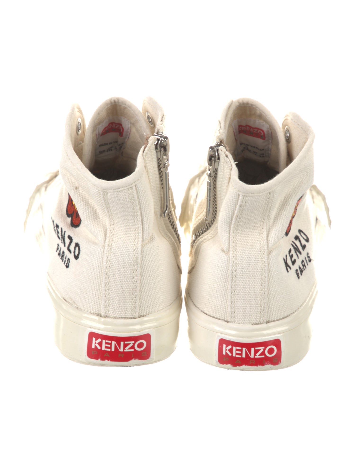 Kenzo Canvas Printed Sneakers